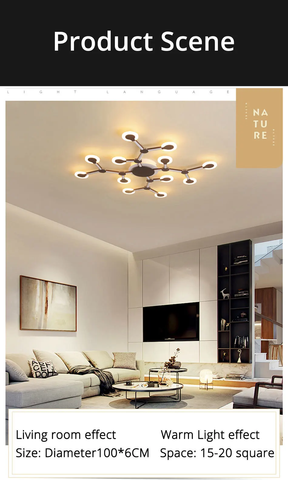Современные светодиодные потолочные лампы для гостиной спальни 95-265 в Внутреннее освещение потолочный светильник с дистанционным управлением