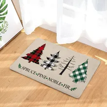 Merry Christmas фланелевый нескользящий коврик для дома, коврик для ванной 45x75 см W1211