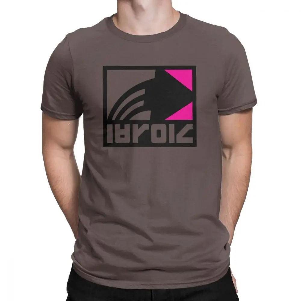 Brown One yona/Новинка, Zink, многослойные LS Splatoon футболки, мужская хлопковая Футболка с вырезом лодочкой, Детские оригинальные топы с короткими рукавами и чернильными рисунками для игры в кальмаров - Color: Brown