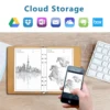 A5 Erasable Notebook Paper Leather Reusable Smart reusable Notebook Cloud Storage Flash Storage PU  leather cover 4