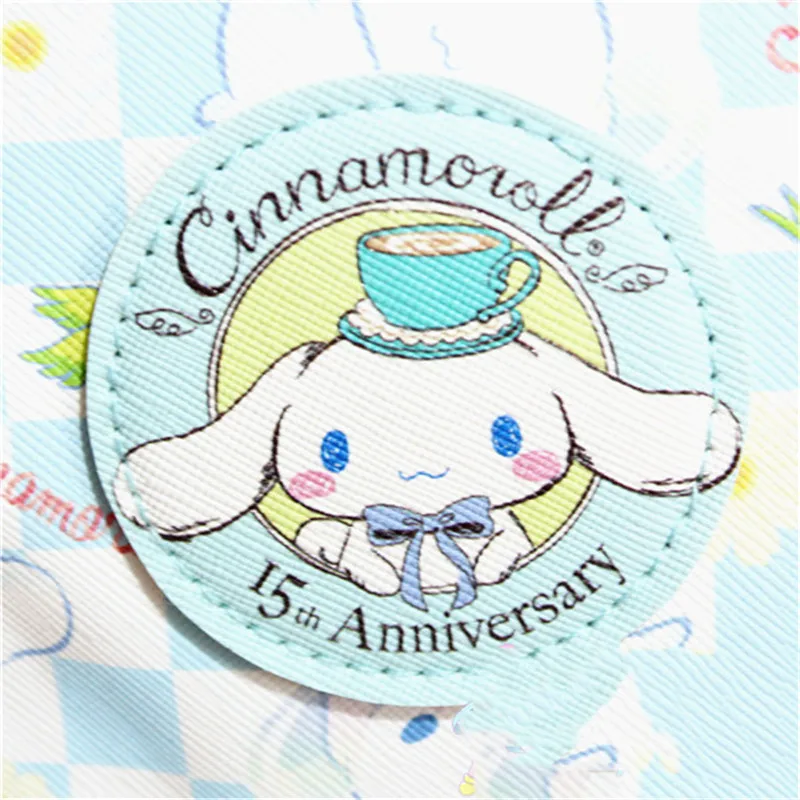 Милый мультяшный настоящий рюкзак Cinnamoroll с собачкой, школьный рюкзак для начальной школы, сумки для девочек-подростков, женская школьная сумка на плечо, дорожная сумка