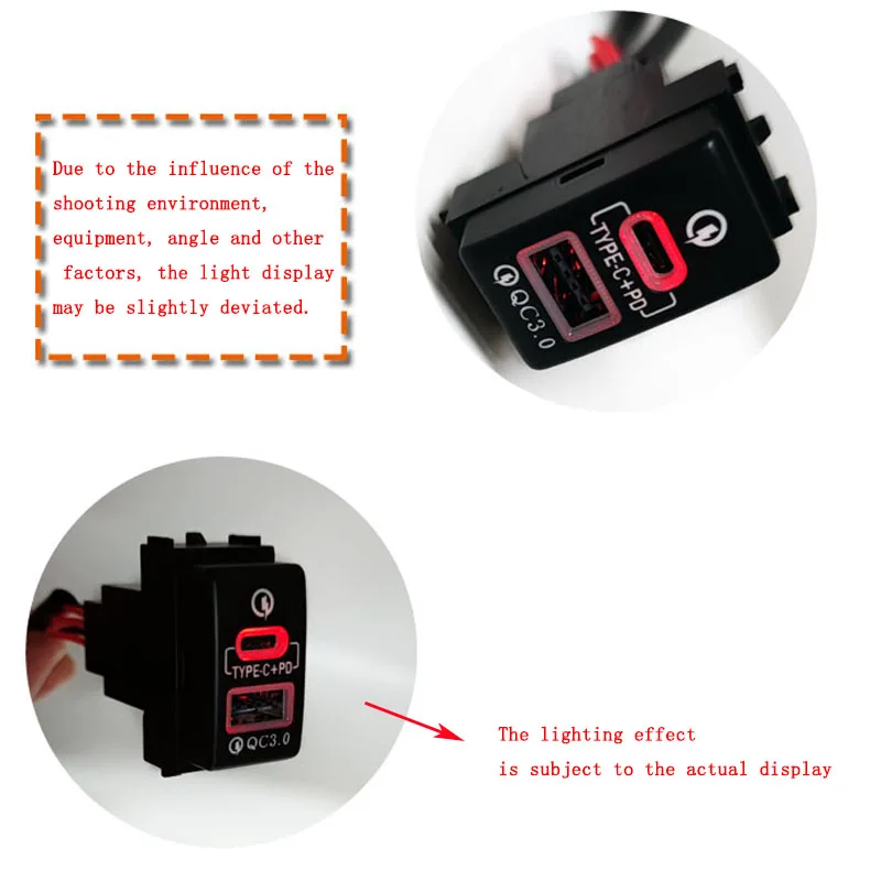 TYPE-C PD USB 인터페이스 소켓 고속 차량용 충전기, 닛산 올드 패트롤 Y62 X-트레일 SUNNY Sylphy용, 1PC