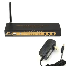 Decodificador de Audio HD851BT DTS AC3 5,1, Extractor de HDMI, 4K, ARC SPDIF, divisor óptico coaxial con Bluetooth, nuevo