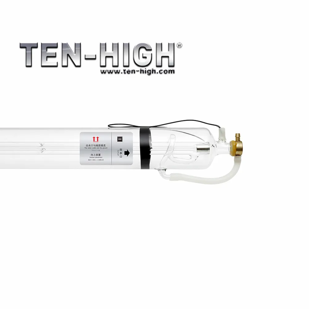 TEN HIGH Co2 стеклянная лазерная трубка 80Вт 100 150Вт лампа гравировка машина для резки