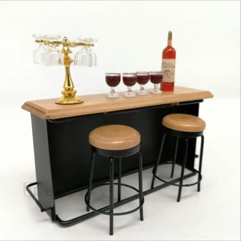 miniature dollhouse bar