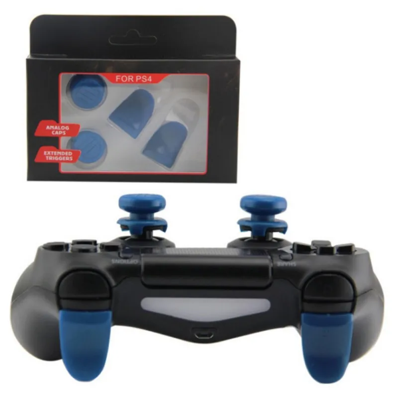 L2 R2 Trigger Extended Button Analog Extender Thumbstick Grips Enhanced Thumb Stick Cap For PS4 Controller