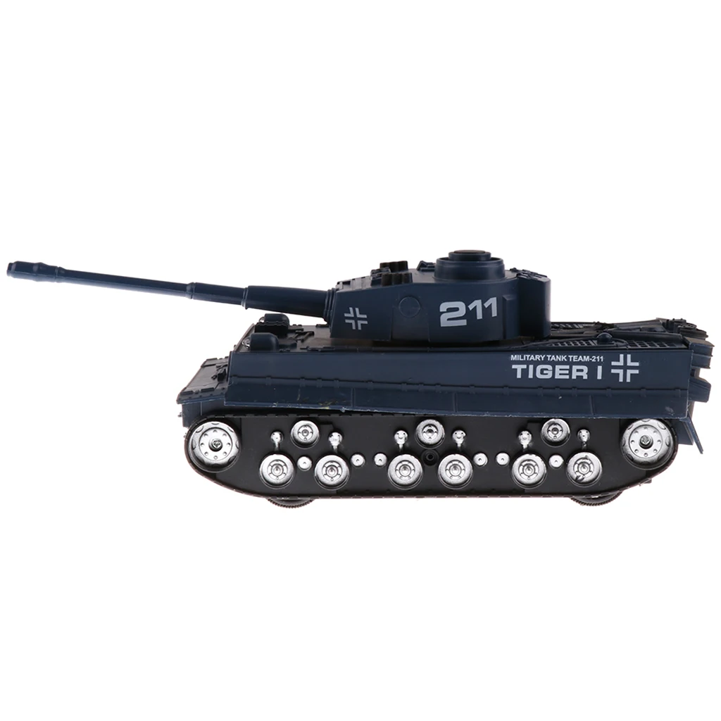 1/32 German Tiger Battle Tank WWII Army Vehicle Model Toy - Navy Blue