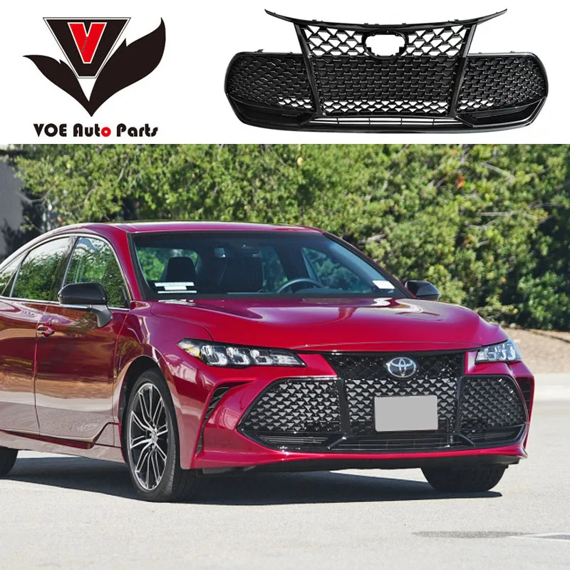 Avalon ABS черный сотовый передний гоночный гриль решетка для Toyota Avalon