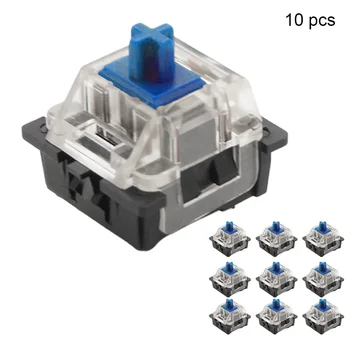 

10pcs Replacement Parts DIY Tool Mechanical Keyboard Switch Durable Home Silent Dustproof Waterproof Gaming Office Typing RGB