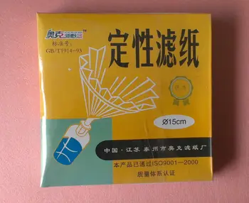 

Lab Filter Paper 15CM,100Piece/Lot,OD 150mm,Qualitative,Speed Quick 20-25um