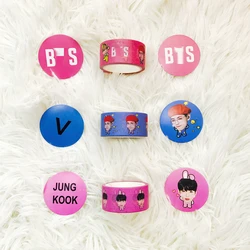 Kpop Bangtan Boys – autocollant Scrapbook décoratif en papier, bande Washi, dessin animé, pour journal intime, groupe coréen, vente en gros 