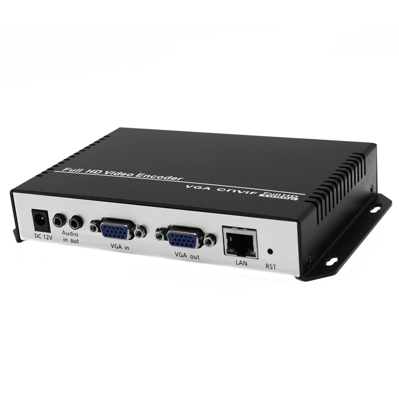  H.264 1080P Hd Vga + Audio a Ip Flusso Video Encoder Iptv in Diretta Streaming Encoder H 264 con Ht