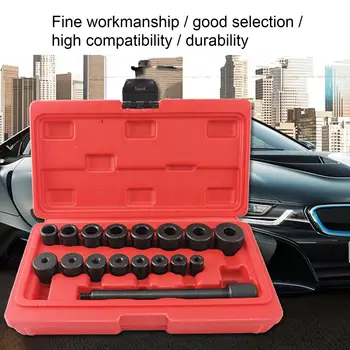 

Clutch Tool Kit 17pcs Universal Centring Mandrel Clutch Tool Kit Clutch Installing Tool Coupling Spine Set