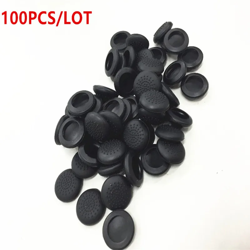 100 Pz Analog Controller Thumb Stick Manopole Cappuccio Della Copertura Della Pelle Per Sony Playstation Ps3 Ps4 Xbox One 360 Controller Ps4 Pro Ps4 S