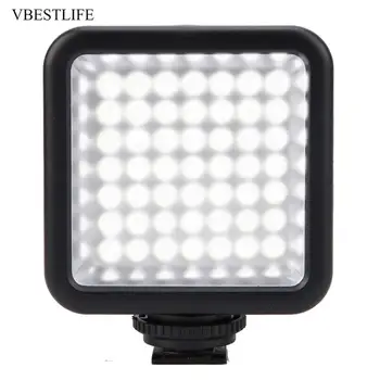 

VBESTLIFE W49 Mini Portable Dimmable LED Video Light Panel On Camera Fill Light phone light studio light On Camera LED Light