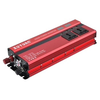 

12V To 220V 2000W Car Power Inverter Modified Sine Wave Converter 4 USB Port With LED Display