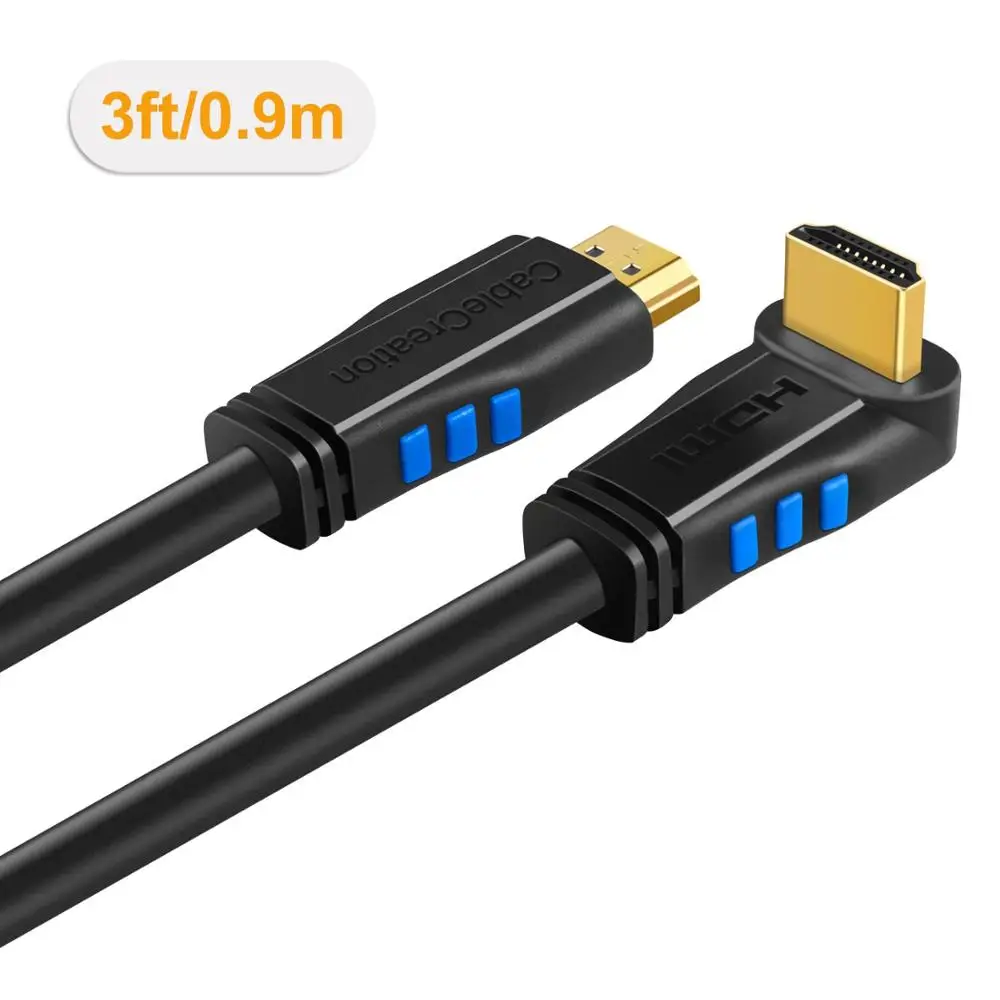 Кабель HDMI кабель с восходящим углом 270 градусов 2 0 поддержка 4K (60 Гц) Ultra HD 3D видео