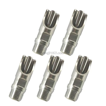 

5Pcs Stainless Steel Automatic Pig Nipple Waterer Leakproof Copper Cap Duckbill Drinker for Sows Piglets Drinking