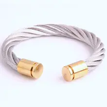 Титановый Браслет-манжета из нержавеющей стали, серебро, золото, мужские браслеты из нержавеющей стали, модные мужские ювелирные изделия pulseira