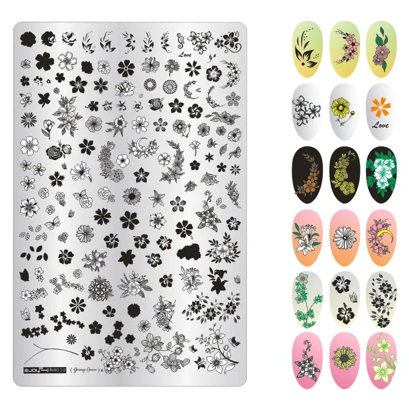 Big Size 9.5*14.5cm Nail Stamping Plates Flower/geometric shaped nail art template for DIY nail art decoration plate tools Big Size 9.5*14.5cm Nail Stamping Plates Flower/geometric shaped nail art template for DIY nail art decoration plate tools