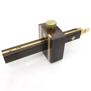 

Best European Ebony Scriber Woodworking Line Tool Multi-Function Screw Type Woodworking Threader