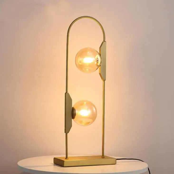 

Creative personality Nordic magic bean designer model room bedroom bedside table lamp simple modern living room table lamp