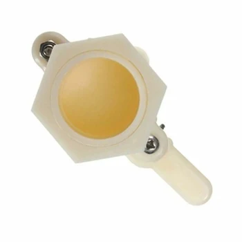 

2Pcs White Gate Valve Bottling Plastic Bee Honey Tap Beekeeping Tools Supplies