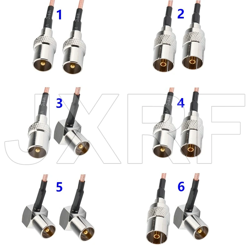 ADATTATORE TV VIA Cavo TV Coassiale Lega Di Zinco Avanzata F Maschio A - Foto 5