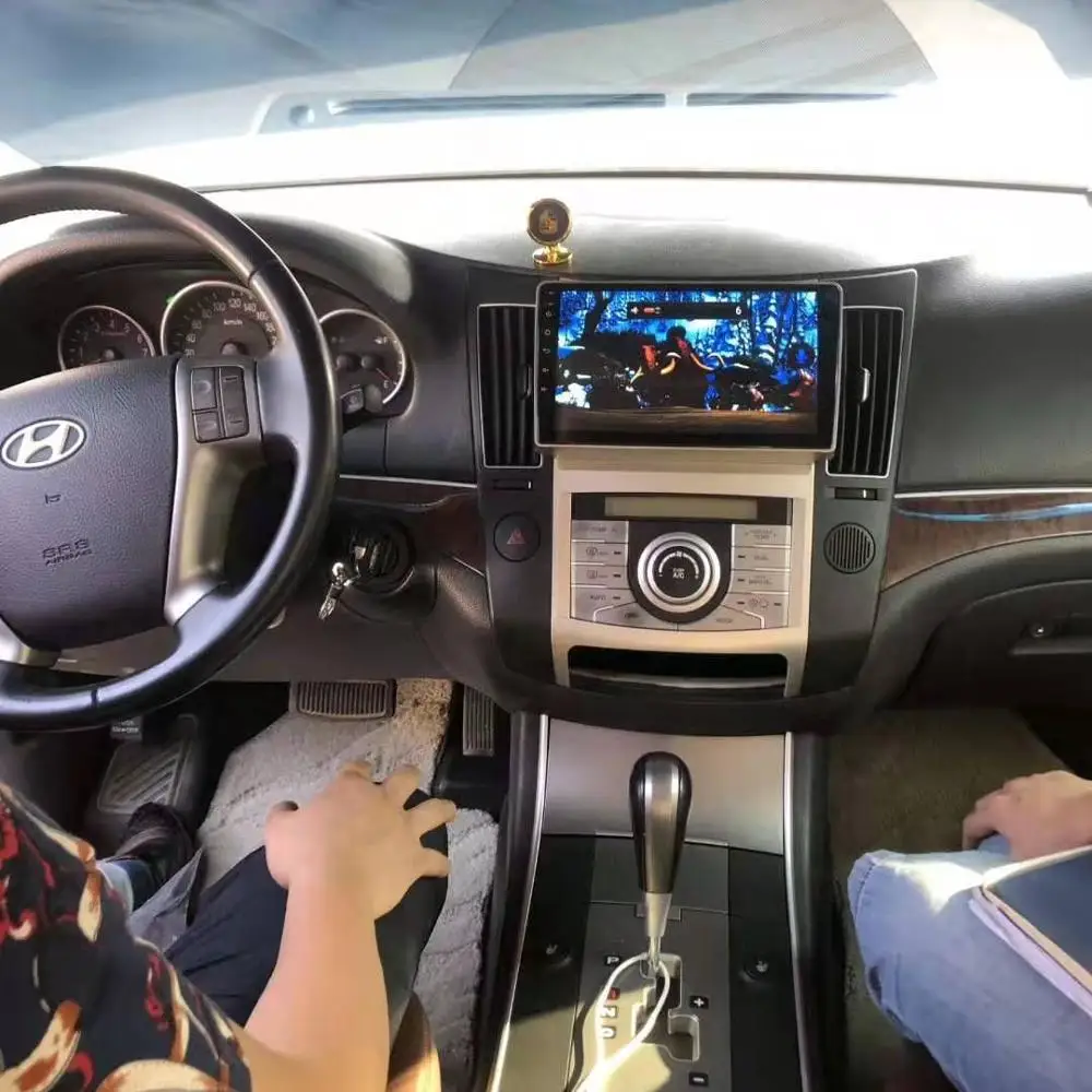 Для hyundai Veracruz 07-16 Android 8,1 Восьмиядерный 9,66 дюймов USB автомобильное радио видео мультимедийный плеер gps навигация аудио DVD система
