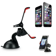 Ouhaobin, Универсальный вращающийся на 360 градусов держатель для мобильного телефона, настольный автомобильный держатель на лобовое стекло для iPhone 5S, 6 S/6 Plus