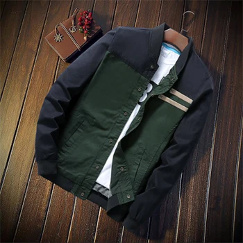 

Autumn Military Mens Jackets Coats Fashion Slim Clothes Coat Casual Male Outerwear Jackets Baseball Uniform Spring Windbreaker