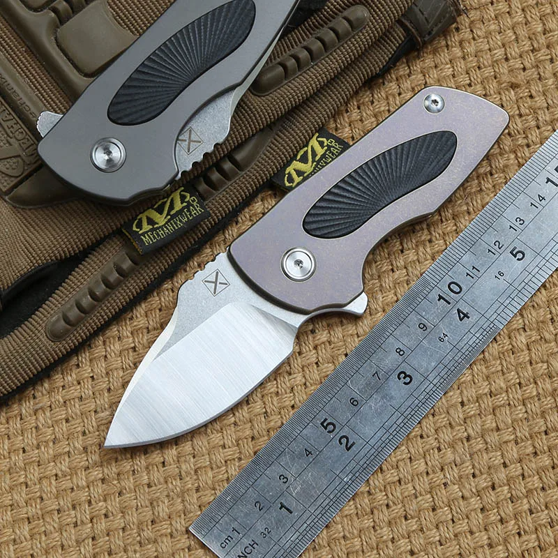 Dicoria YX-630 Флиппер складной нож с титановой ручкой 14C28N лезвие шарикоподшипник Кемпинг Охота Открытый Ножи EDC инструменты