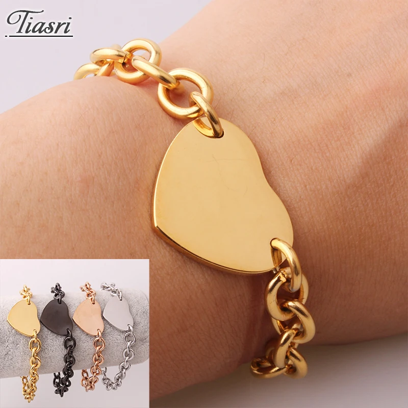 

Tiasri Love Bracelet For Men Women Gift For Lover O Chain High Quality Stainless Steel Jewelry Charm Accessories Wholesale 8mm