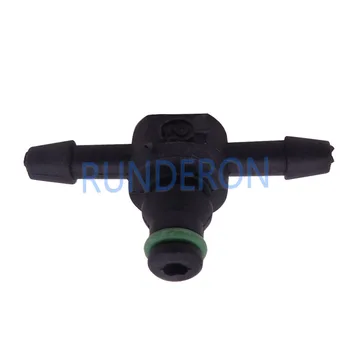 

Plastic Two-way Tee Joint Common Rail Injector Backflow Oil Return Connector Pipe for BOSCH 0445 110 Series