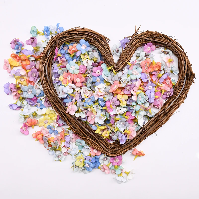50/100Pcs 2.5cm Colorful Daisy Flower Head Mini Silk Fake Flower DIY Wreath Garland Artificial Flower Home Wedding Party Decor 50/100Pcs 2.5cm Colorful Daisy Flower Head Mini Silk Fake Flower DIY Wreath Garland Artificial Flower Home Wedding Party Decor