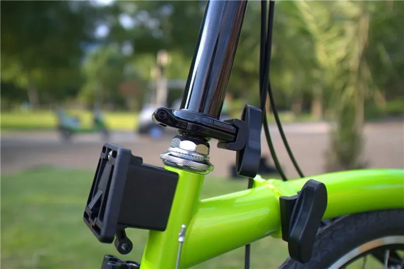 Велосипедные грузовые стойки Аксессуары для велосипеда Brompton передний блок несущей ПВХ пластиковые передние грузовые стойки база складные велосипедные части