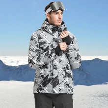 Вектор бренд зимние лыжные куртки для мужчин открытый термальность непромокаемые сноуборд восхождение снег Лыжная одежда HXF70002
