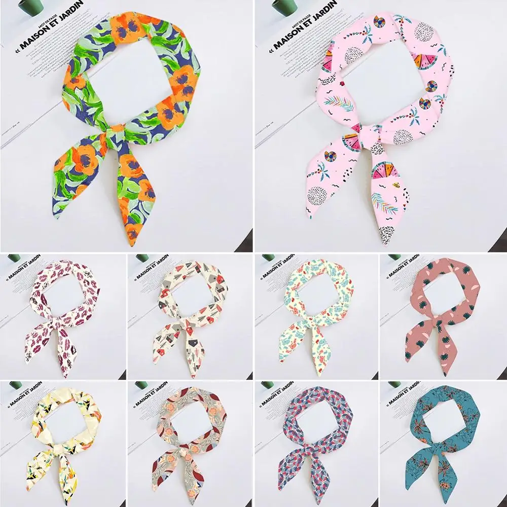 

Shawl Ladies Long Scarf Bohemian Plaid Pattern Multifunctional Decorative Tie Turban Bag Ribbon Flower Strap Practical Shawl