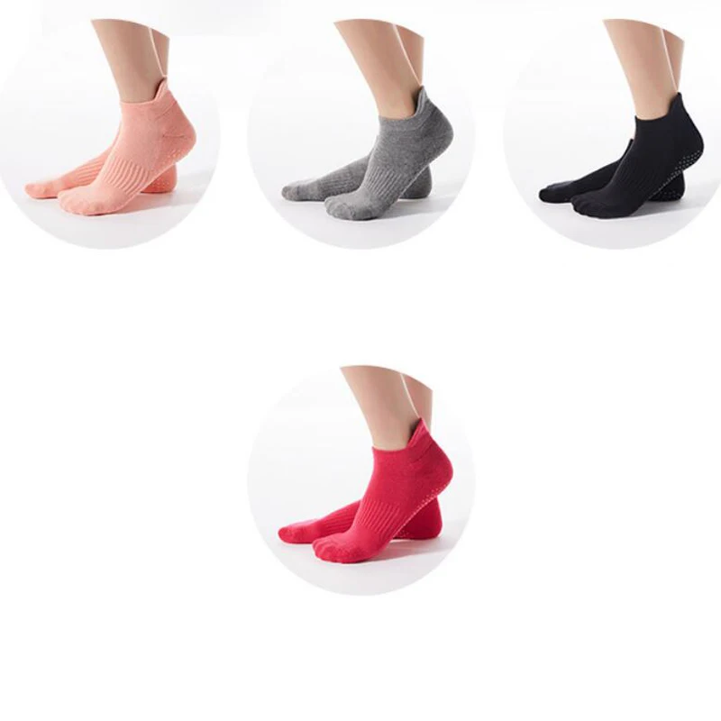 1 Pairs Women Socks Breathable Sports socks Solid Color Boat socks Comfortable Cotton Ankle Socks Gray Black