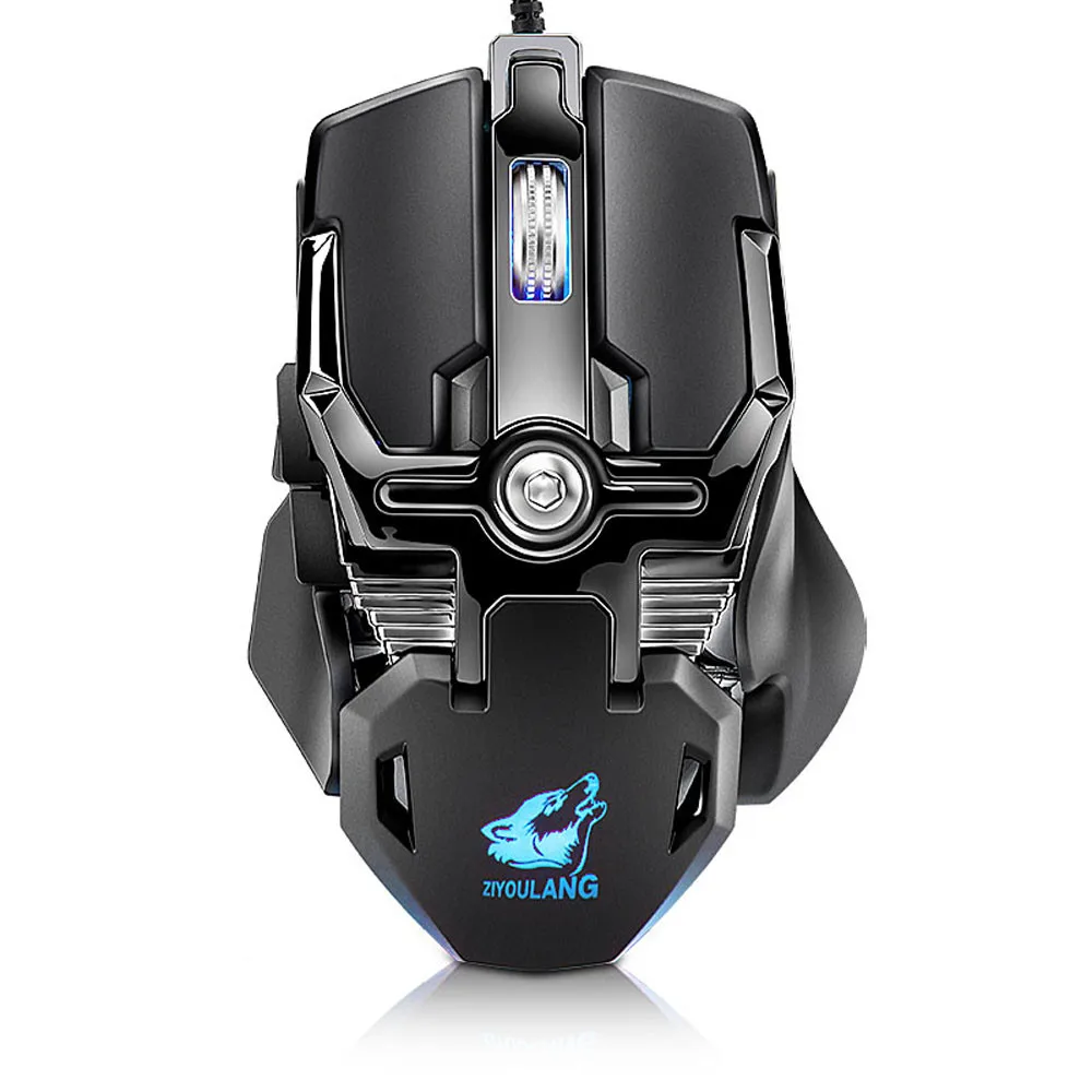 6400 dpi светодиодный проводной механик игровой мыши профессиональный 8 кнопок Регулируемый USB кабель геймер мышь для компьютера ноутбука ПК z0725