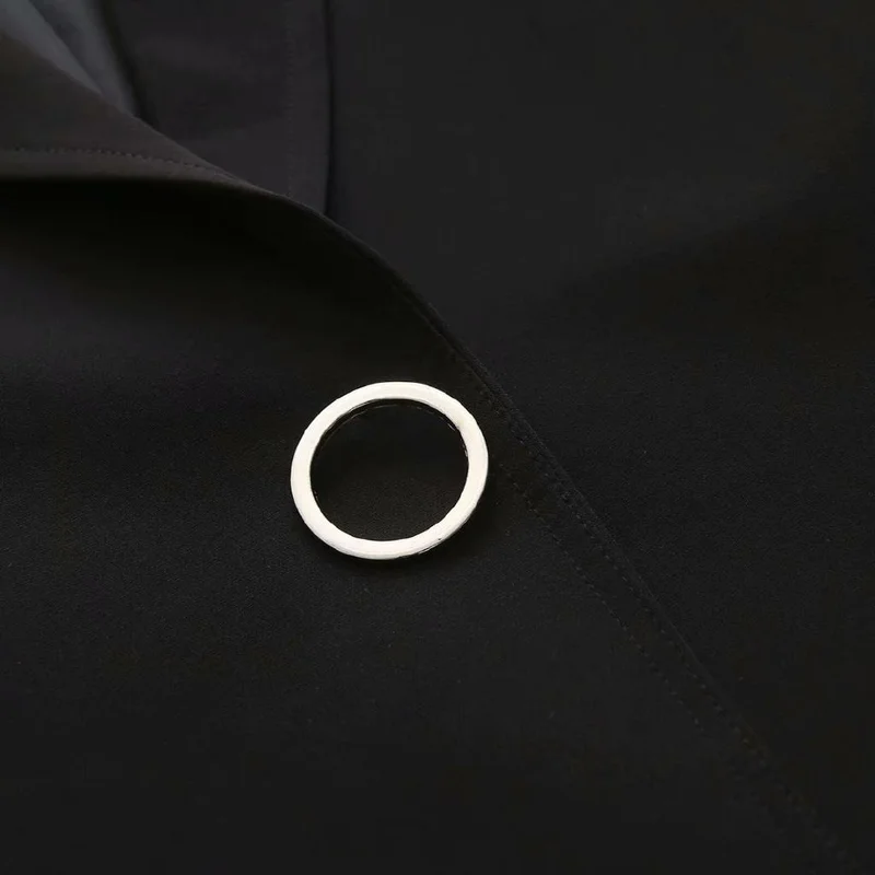 Размера плюс XL-4XL женская черная офисная одежда осень зима плащ s одежда оверсайз пальто для женщин
