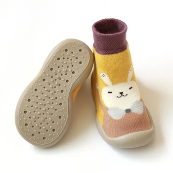 

Baby Boys Girls Shoes Infant Autumn Cotton Cartoon Print Socks Warm Anti Slip Floor Socks Shoes Leg Warmer New Arrival