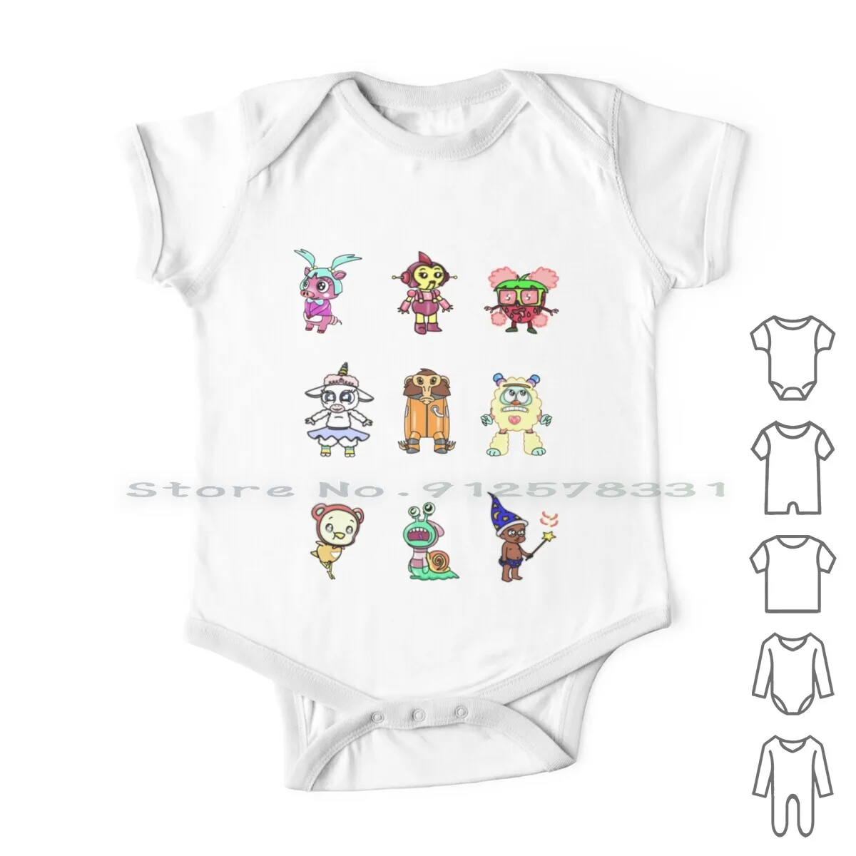 

Little Buddies. Newborn Baby Clothes Rompers Cotton Jumpsuits Cute Cartoon Characters Dream Land Characters Cute Little
