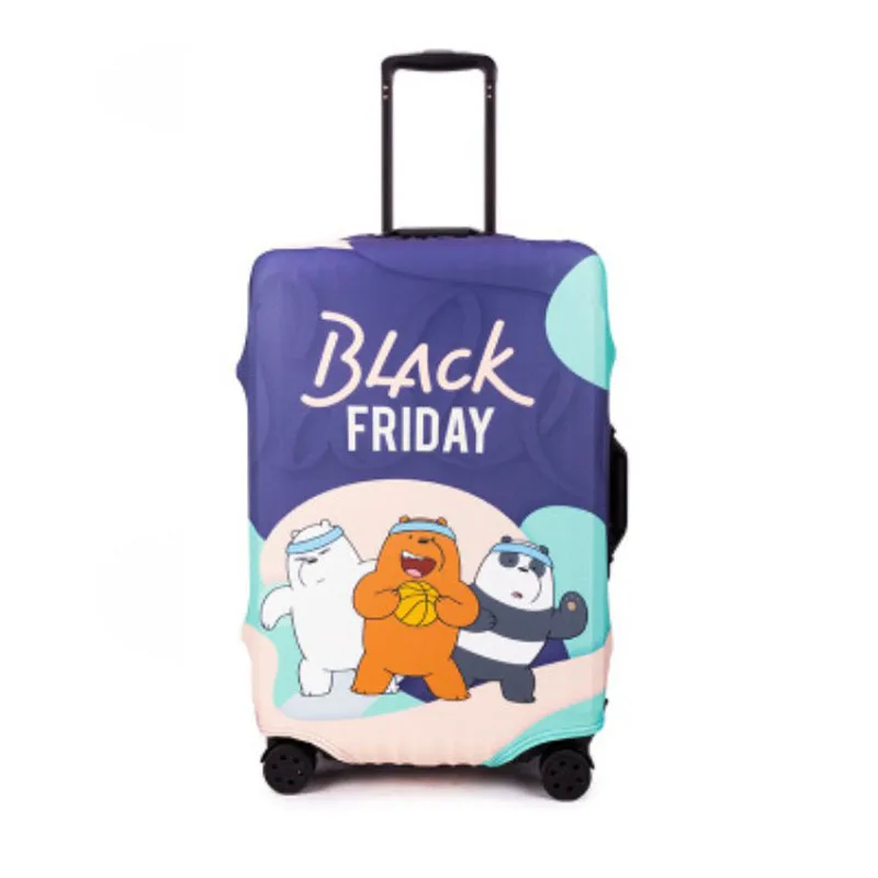 Утолщенный защитный чехол для багажа с Фламинго 18-32 дюймов, багажная сумка на колесиках для путешествий, чехлы, эластичный защитный костюм, чехол Чехол - Цвет: 41