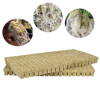 

25x25x40mm Blocks Soilless Cultivation Hydroponic Grow Multifunction Rockwool Cubes Practical Media Compress Base Mini Planting