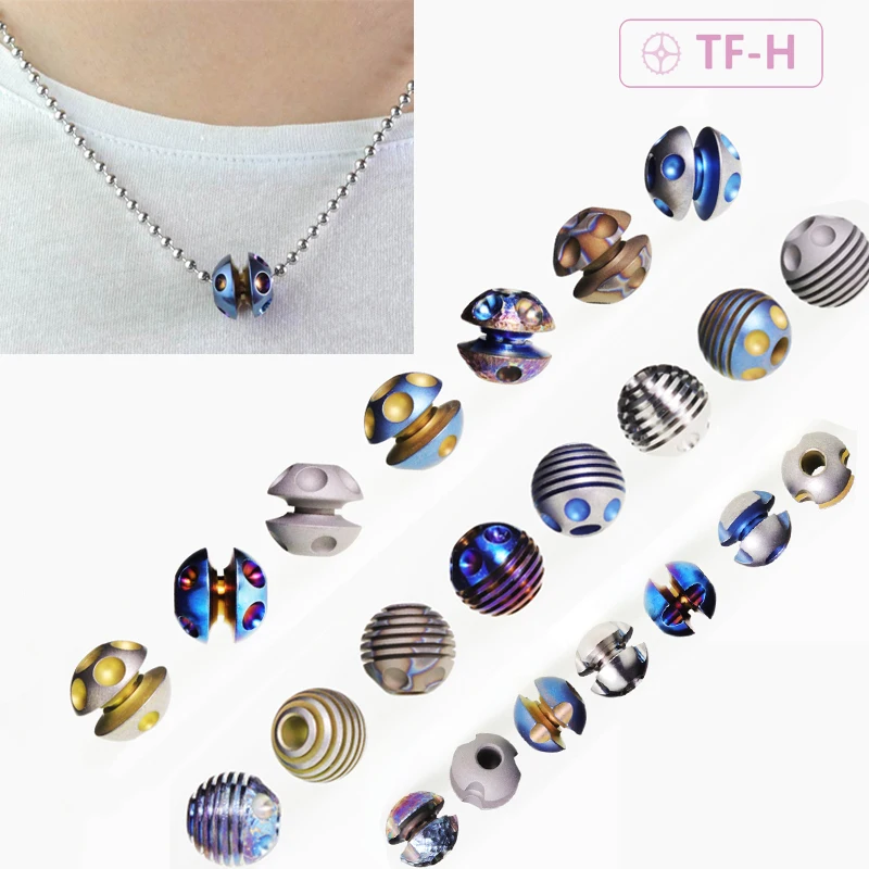 Titanium EDC Knife Lanyard Bead Pocket Tools Paracord Pendant Zipper Pull Tactical Outdoor Portable Gift Colorful Necklace | Спорт и