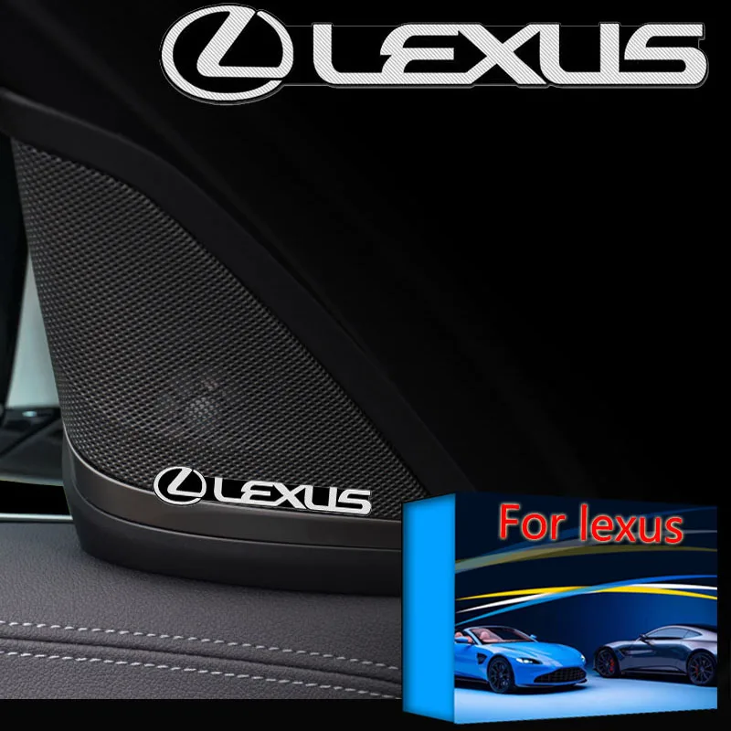 2/4 шт. алюминиевые 3D-Наклейки для Lexus nx300h ct200h is300h RX300 ES300 UX NX LX GS EX GX | Автомобили и