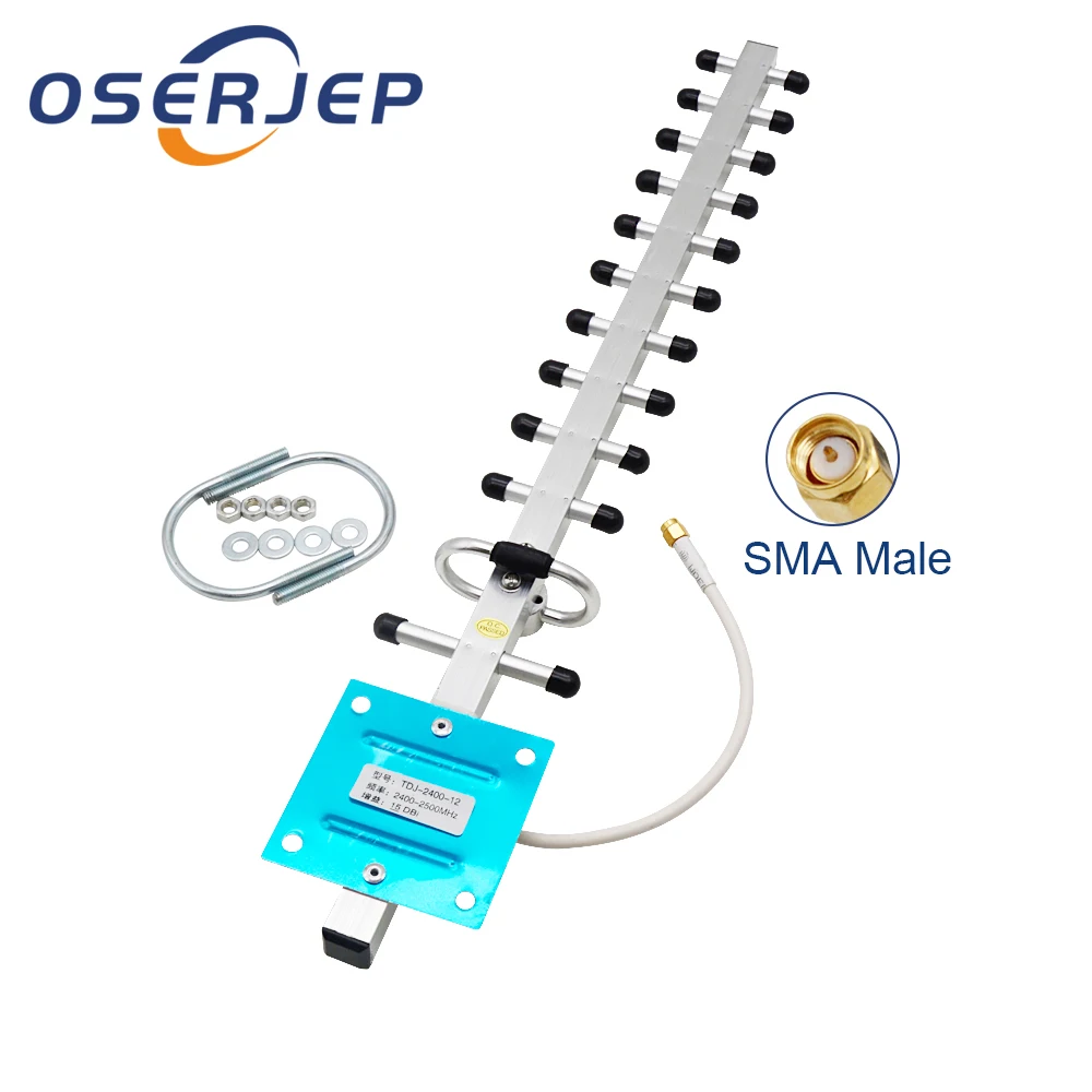 Новая антенна 3g 4g 15dbi Yagi 2100 1800 внешняя 3G Lte с N Female SMA Male|Антенны для связи| |