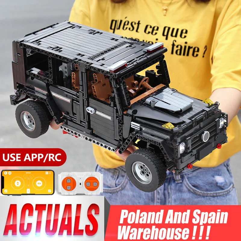 Mould King 13070 Motor Car Series Compatible 20100 MOC-2425 G500 AWD Wagon Set Building Blocks Bricks Kid RC Toy | Игрушки и хобби