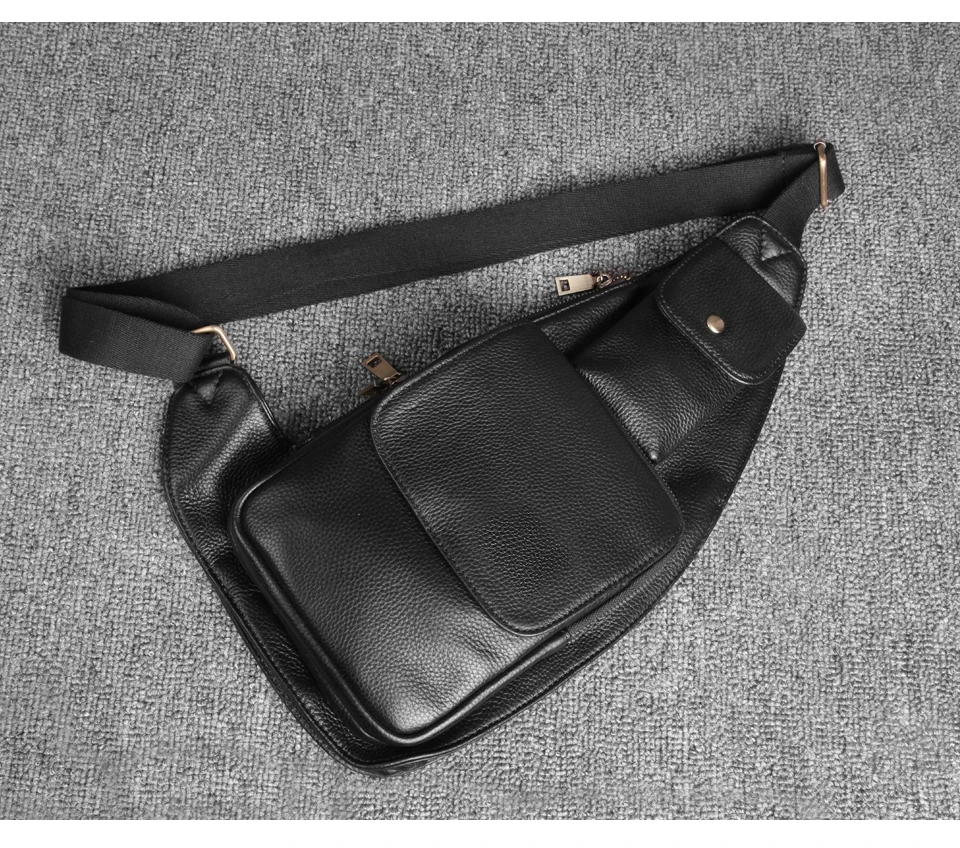 Cobbler Legend черный мужской ремень из натуральной кожи для путешествий, дизайнерская сумка через плечо